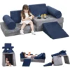 Play Couch Sofa for Kids 10PCS Sectional Sofa Playroom Imaginative Furniture for Creative Kids Girls and Boys Bedroom