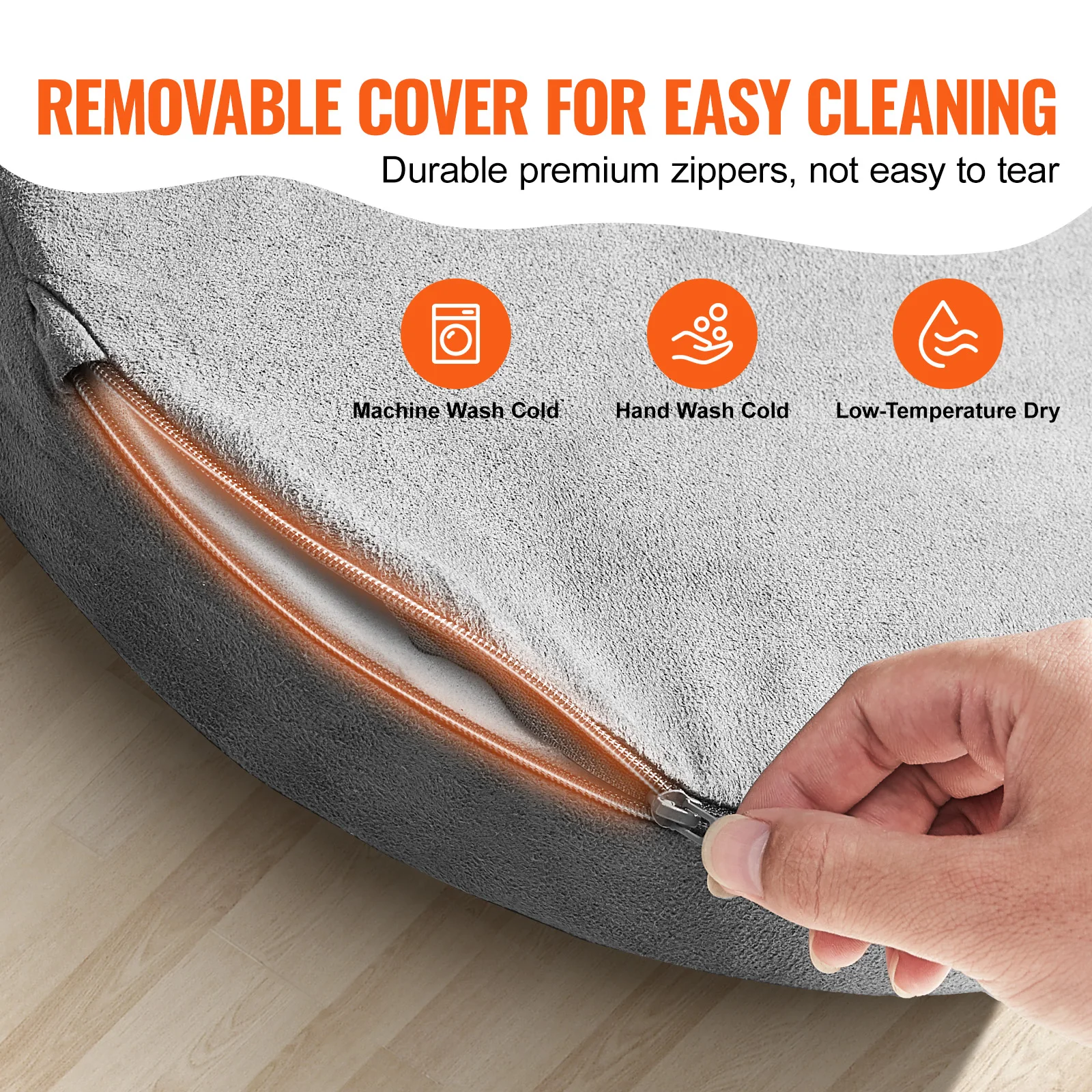 VEVOR Play Couch Kids Sofa Toddler Foam Sofa Couch with High-density 25D Sponge for Playing Creativing Sleeping Kids Furniture - Image 6